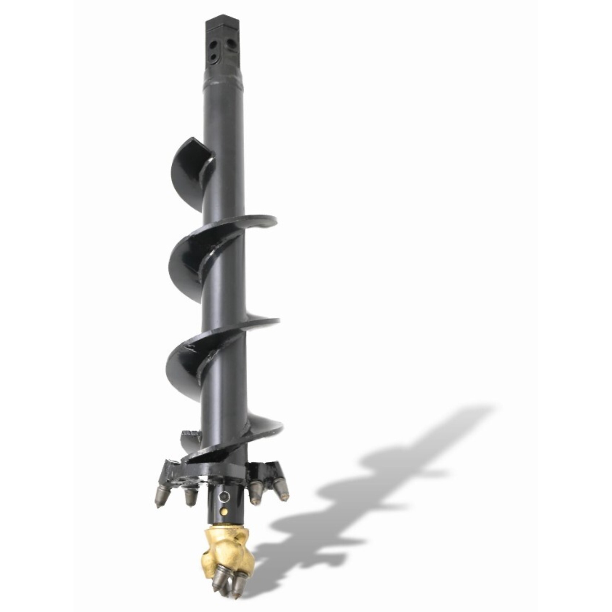 Tool Tuff AGKNX, Industrial-Duty Rock Auger, 9" Diameter, Hex Drive, Interchangeable Standard Bullet Teeth, Model # 23-024.